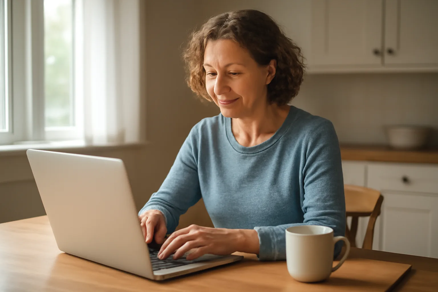 Volunteer treasurer filing 990-N online at home laptop